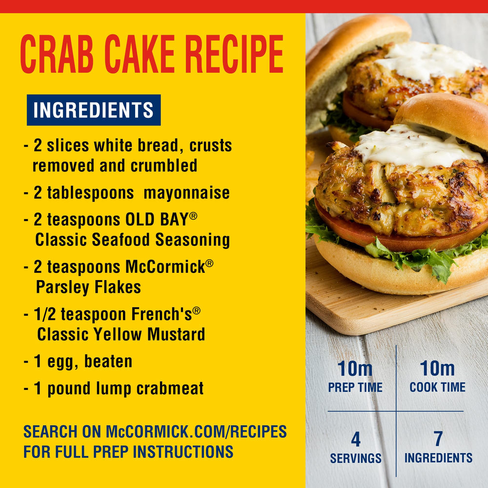 OLD BAY next to measuring spoon for portioning, brand enabling recipe consistency