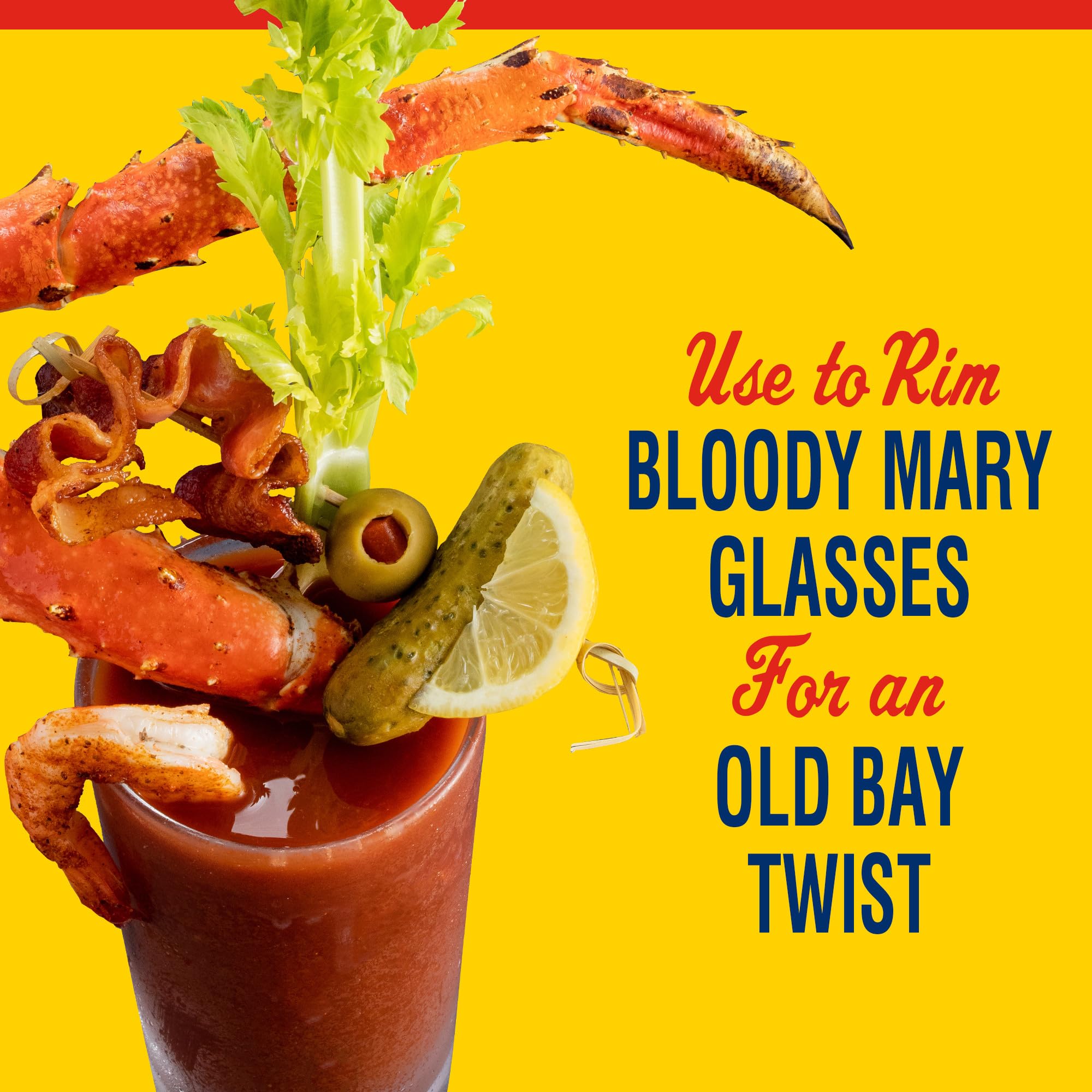 OLD BAY six 24-ounce containers stacked for foodservice, brand saving prep time