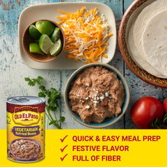 Old El Paso can heated on stovetop for fast meal prep