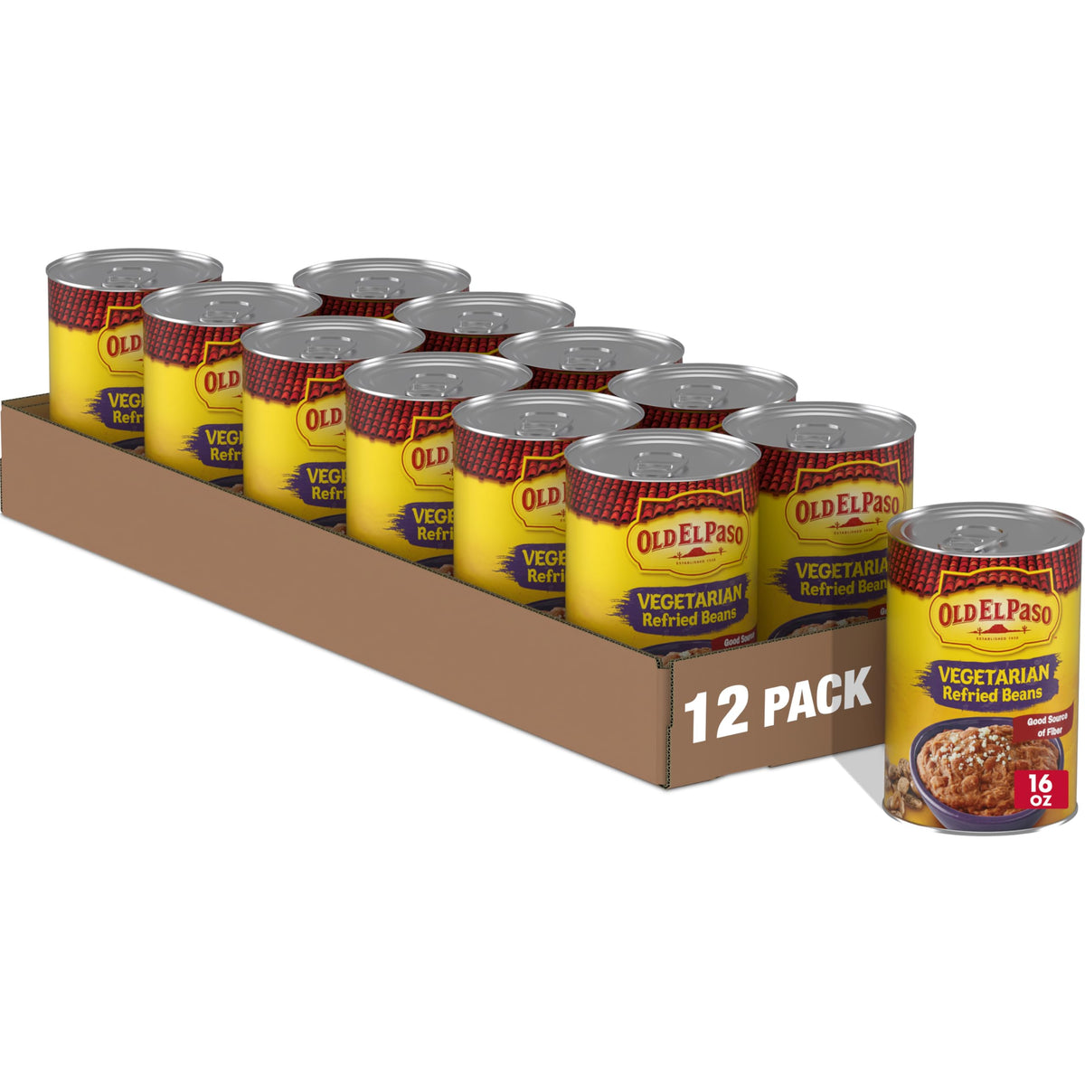 Old El Paso front packaging showing can label and benefits
