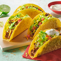 Old El Paso single 1 oz packet close-up showing clear seasoning texture