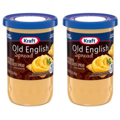 Old English spread texture close-up highlighting creamy, easy-to-spread consistency