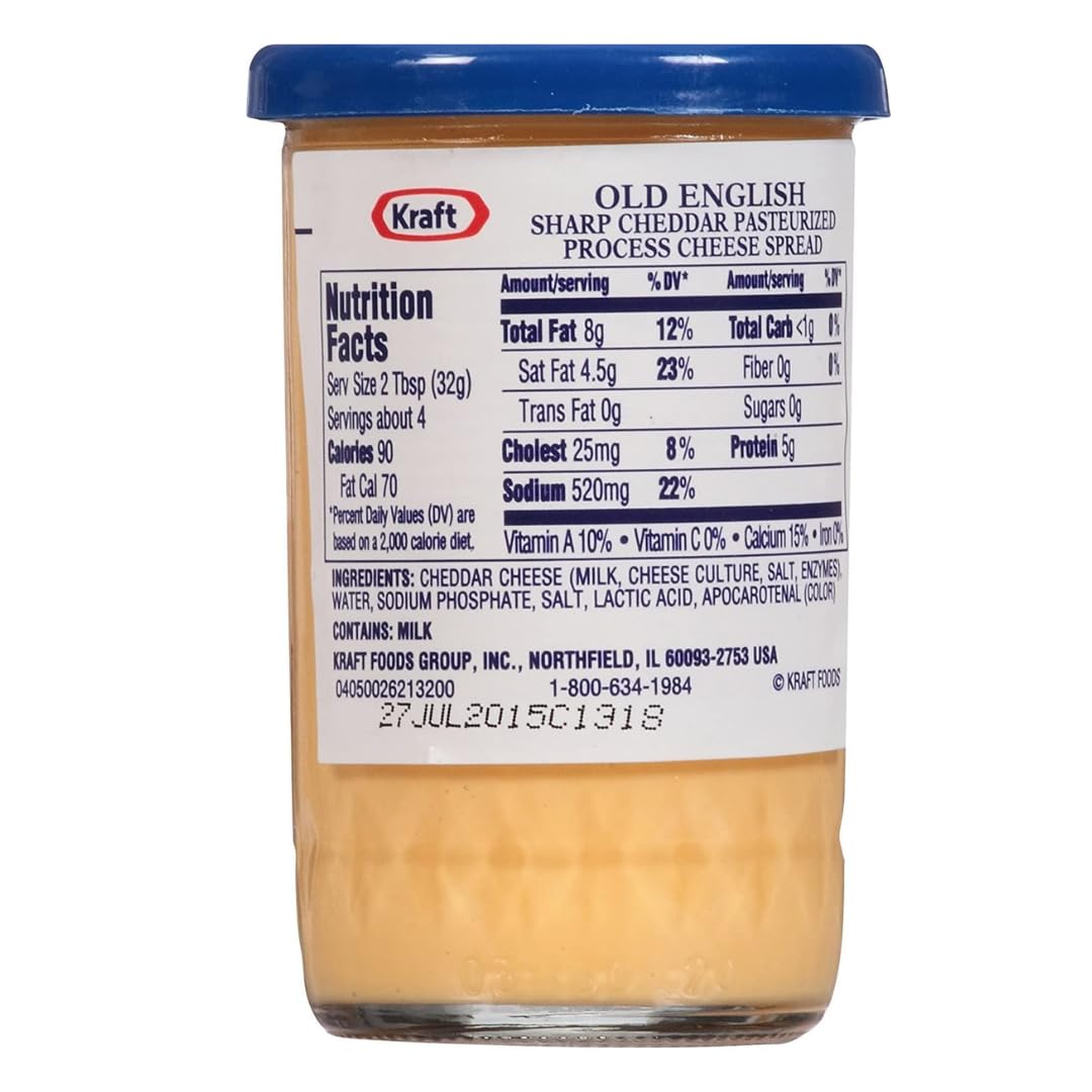Old English jar open beside crackers demonstrating quick serving and snacking convenience