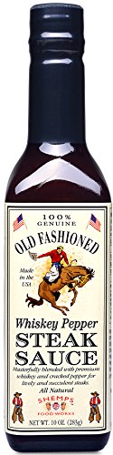 Old Fashioned Products bottle front view showing label and bold whiskey-pepper flavor