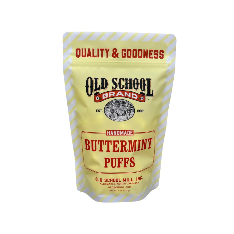 Old School Brand front packaging showing bag and branding, inviting nostalgia