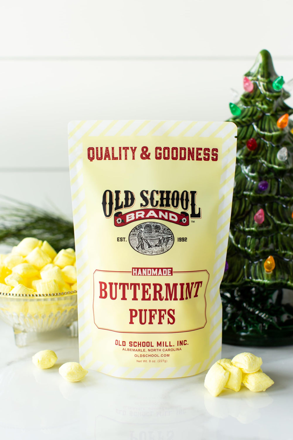 Old School Brand ingredient label close-up highlighting simple recognizable ingredients