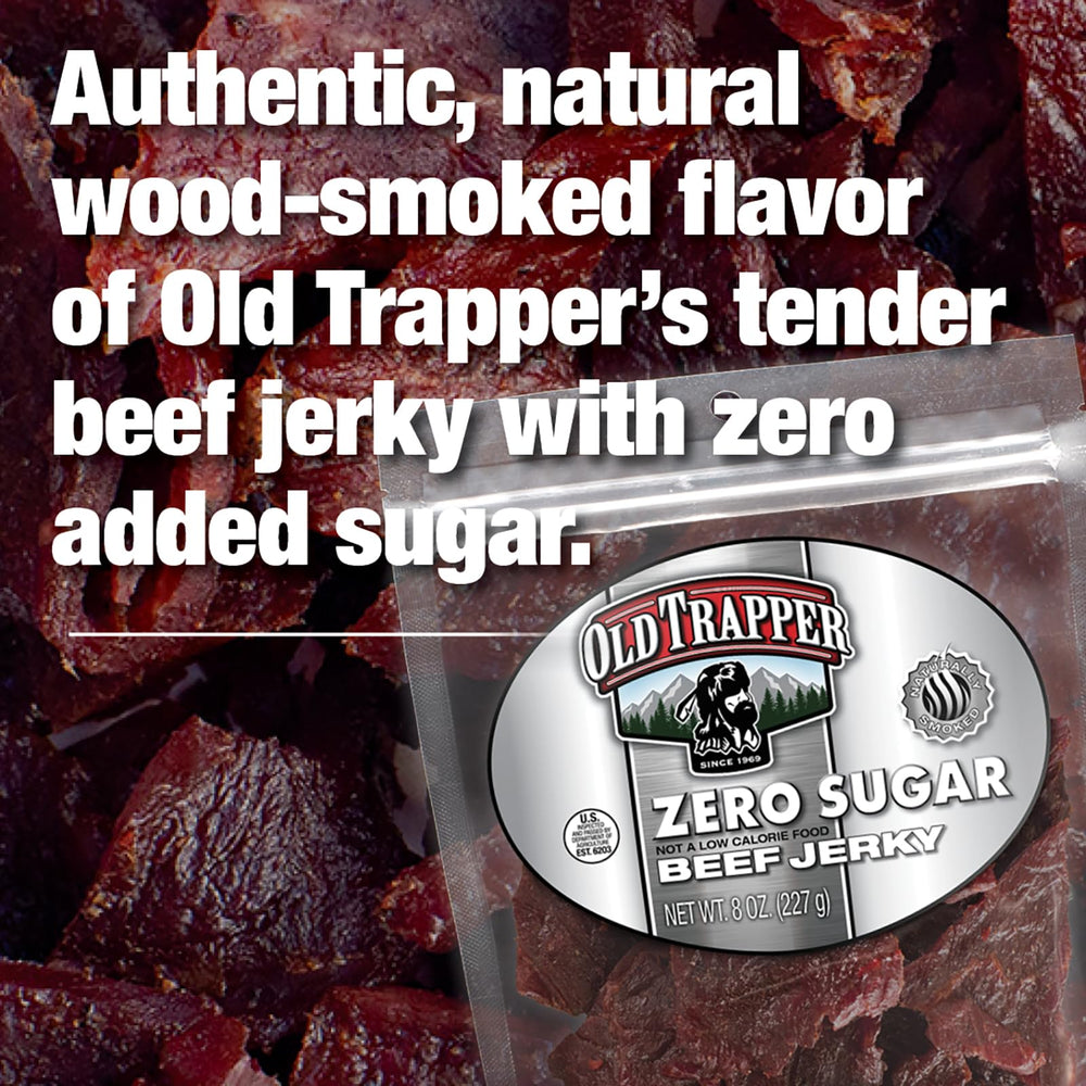 Old Trapper bag set in outdoors ideal for on-the-go protein