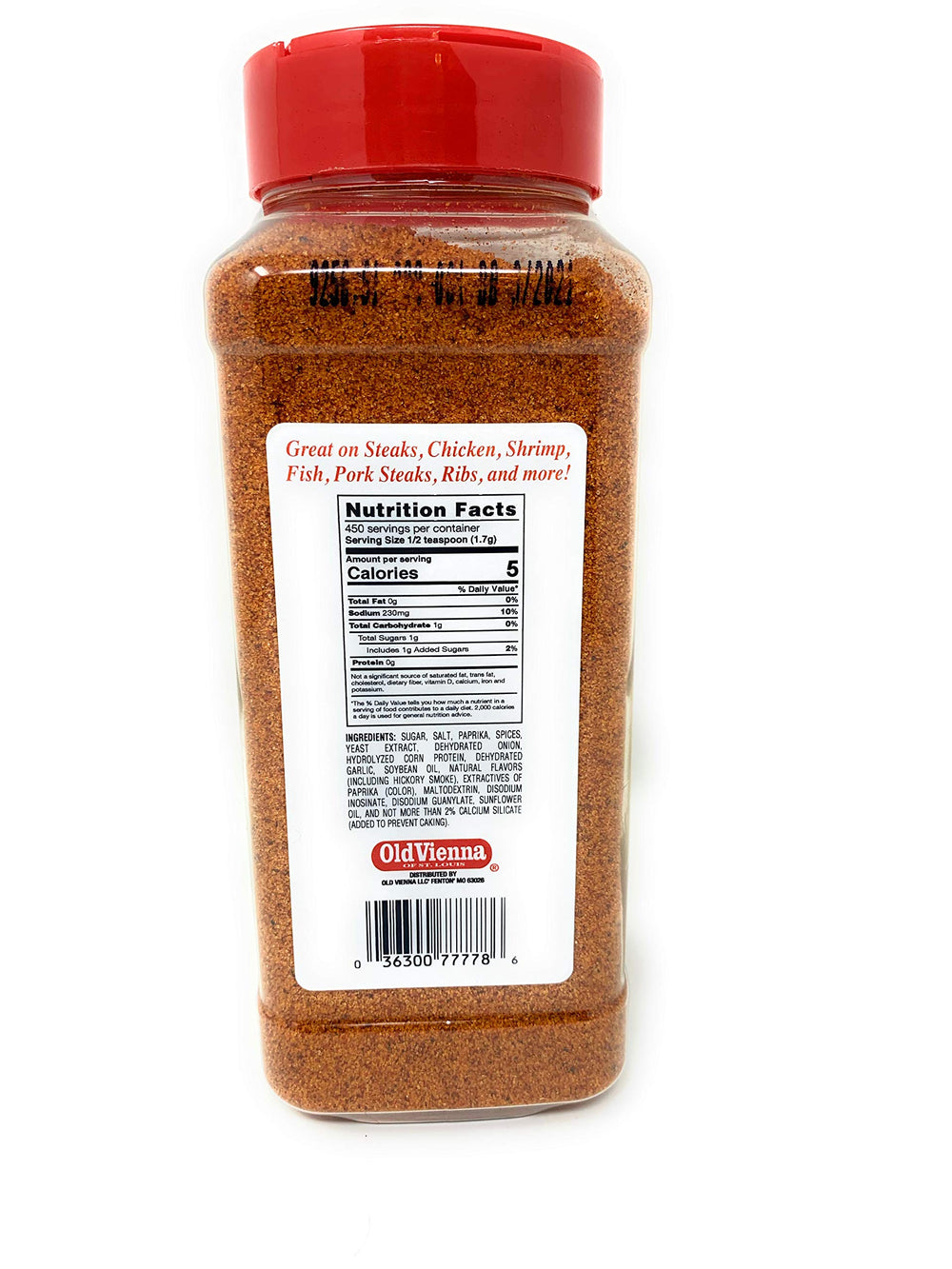 Old Vienna seasoning sprinkled on fries showing crispy texture and bold flavor boost