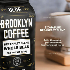 OLDE BROOKLYN COFFEE one-way valve detail preserving roast freshness