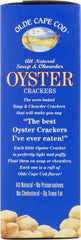 Olde Cape Cod close-up of cracker texture highlighting crisp crunch