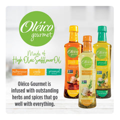 Oleico Provencal close-up showing thyme oregano and garlic flakes for fresh flavor