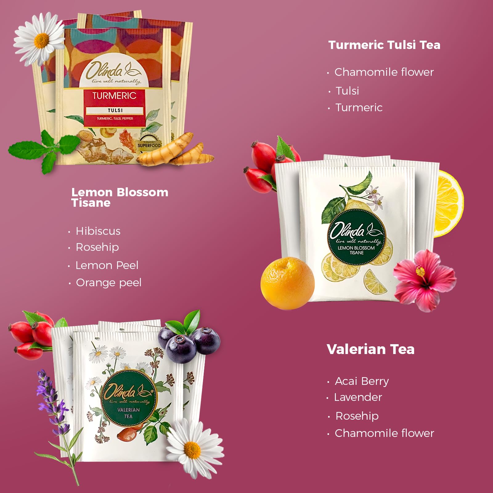 Olinda poured brew in cup in a cozy setting showing inviting color and relaxation benefit