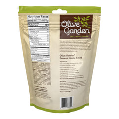 Olive Garden croutons close-up texture highlighting golden crunch and seasoning benefit