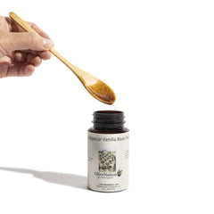 OliveNation jar open revealing thick paste texture for straightforward measuring
