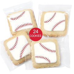 OMCookie close-up of edible ink baseball design showing texture and decoration benefits