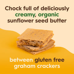 Once Again sandwich cross-section showing sunflower butter filling for taste clarity