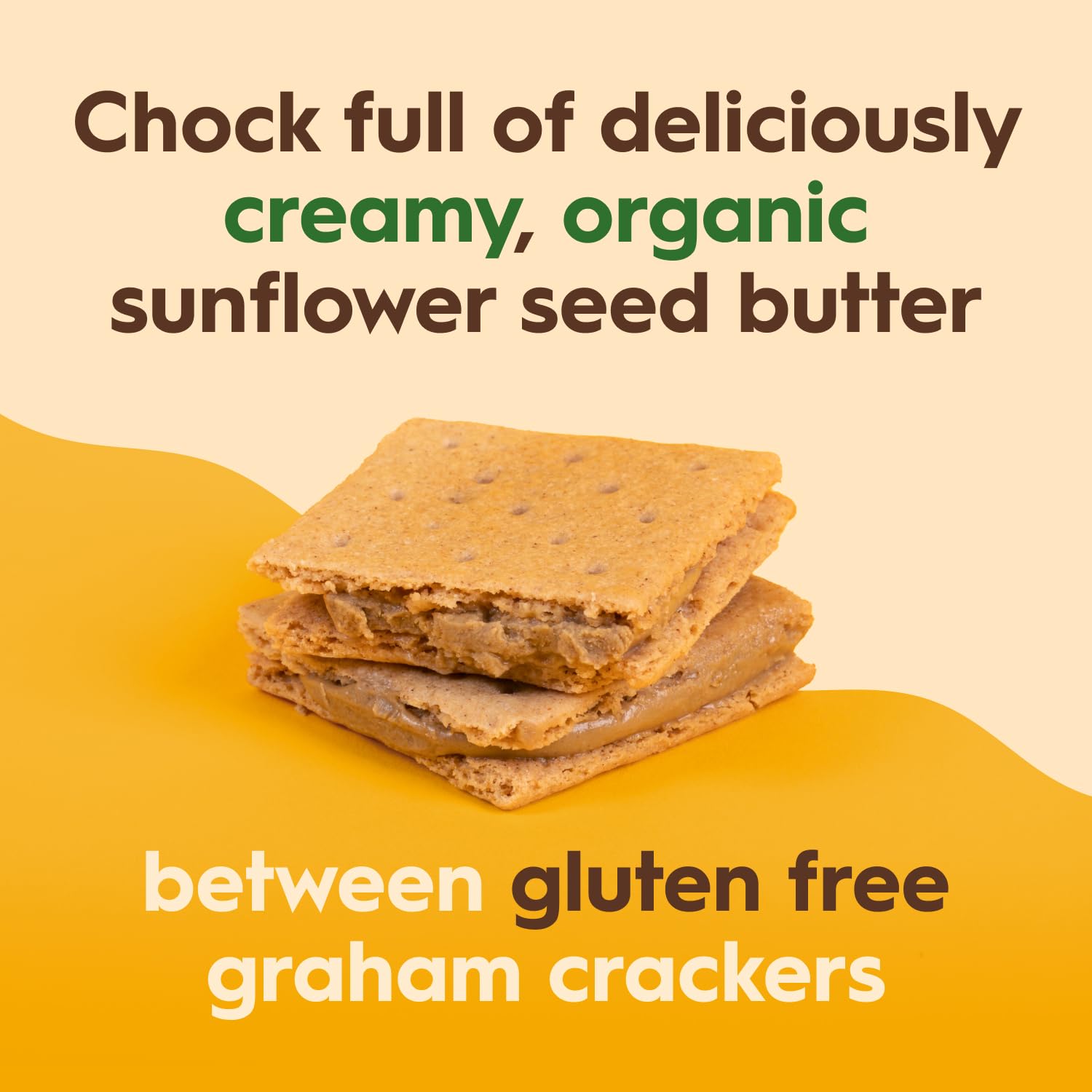Once Again close-up of sunflower butter filling highlighting creamy texture and nut-free benefit
