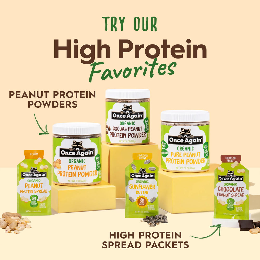 Once Again ingredients label and certifications showing organic and Non-GMO benefits