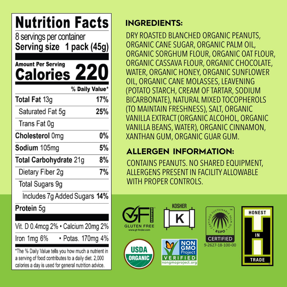 Once Again snack held in hand showing portion size and portability