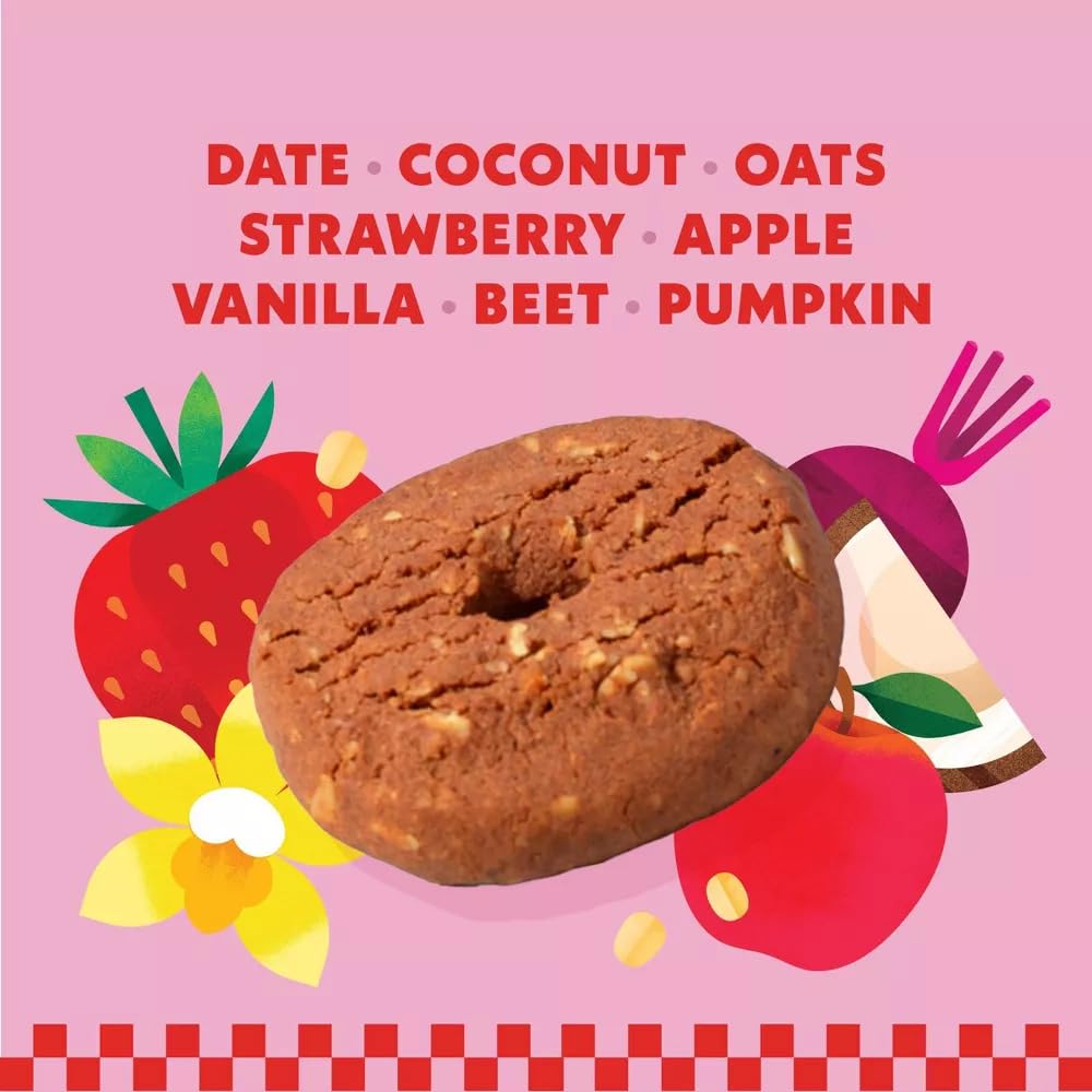 Once Upon a Farm nutrition label and certifications shown for ingredient transparency