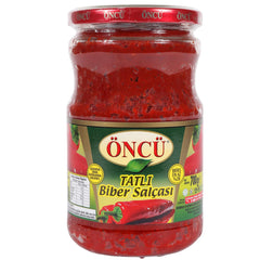 Oncu 700g jar front label showing brand and product benefit of authentic flavor