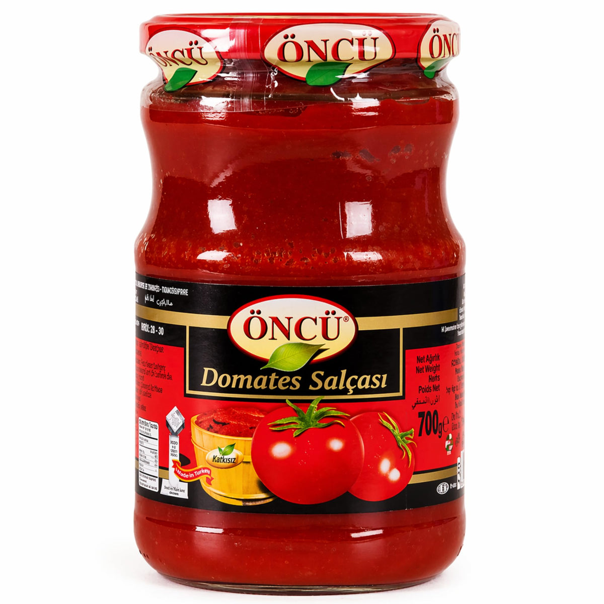 ÖNCÜ front packaging showing label and weight, highlighting natural ingredients