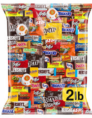 ONE CANDY WAY front packaging showing 2 lb bulk mix and fresh sealed pieces for sharing