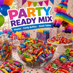 ONE CANDY WAY filling colorful goodie bags for easy event distribution