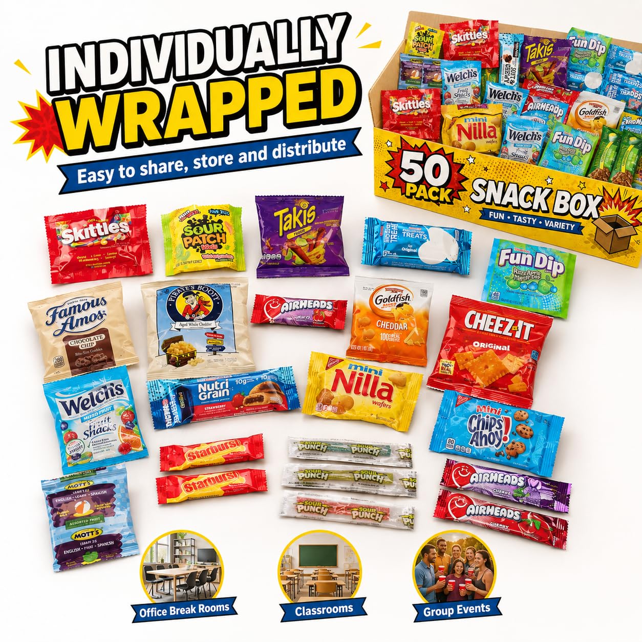 ONE CANDY WAY chips bag texture detail showing crispness and ready-to-share appeal