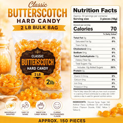 ONE CANDY WAY close-up of a butterscotch disc surface, showing smooth texture and creamy look