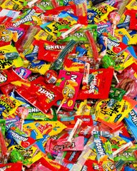 ONE CANDY WAY front package showing 5 lb bulk candy for quick party prep