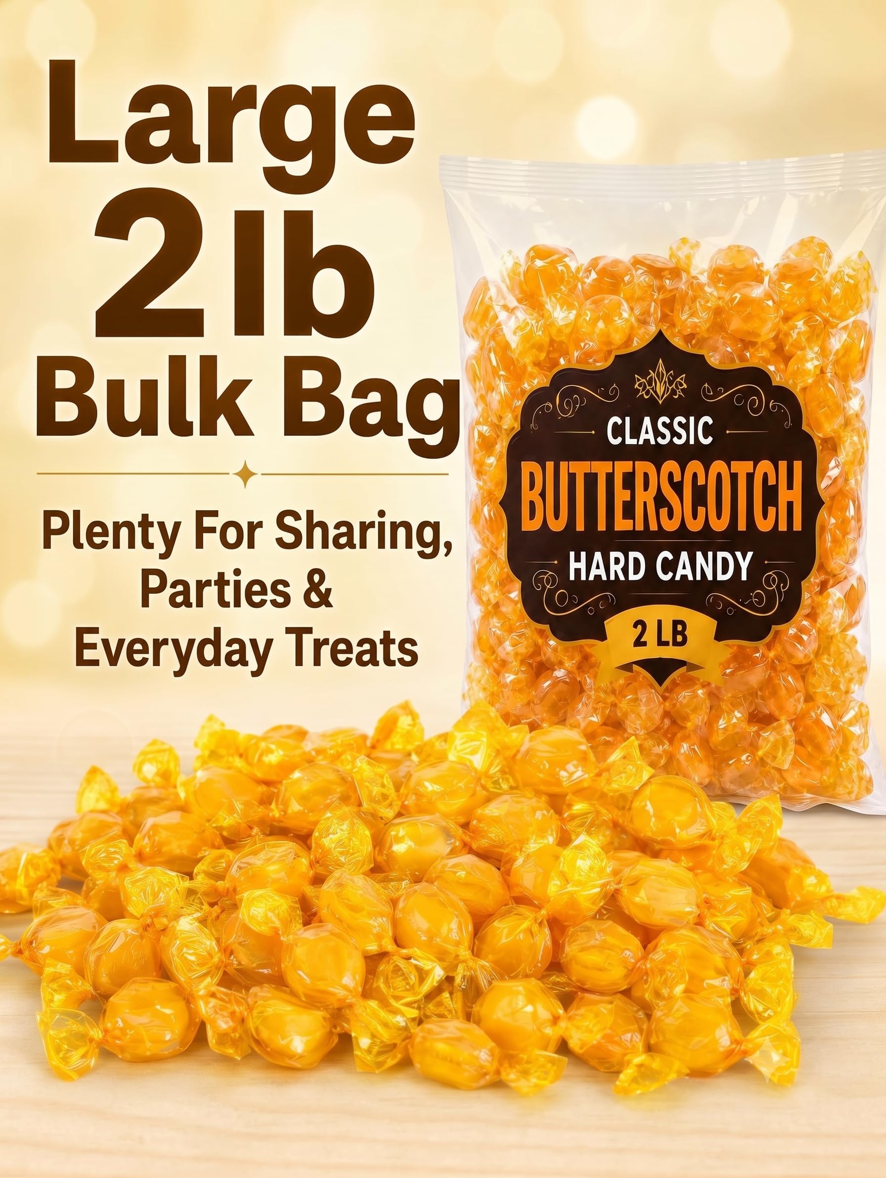 ONE CANDY WAY individually wrapped piece held in hand, convenient and mess-free for sharing