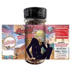 One Piece Sanji front packaging showing jar and logo, adds character appeal