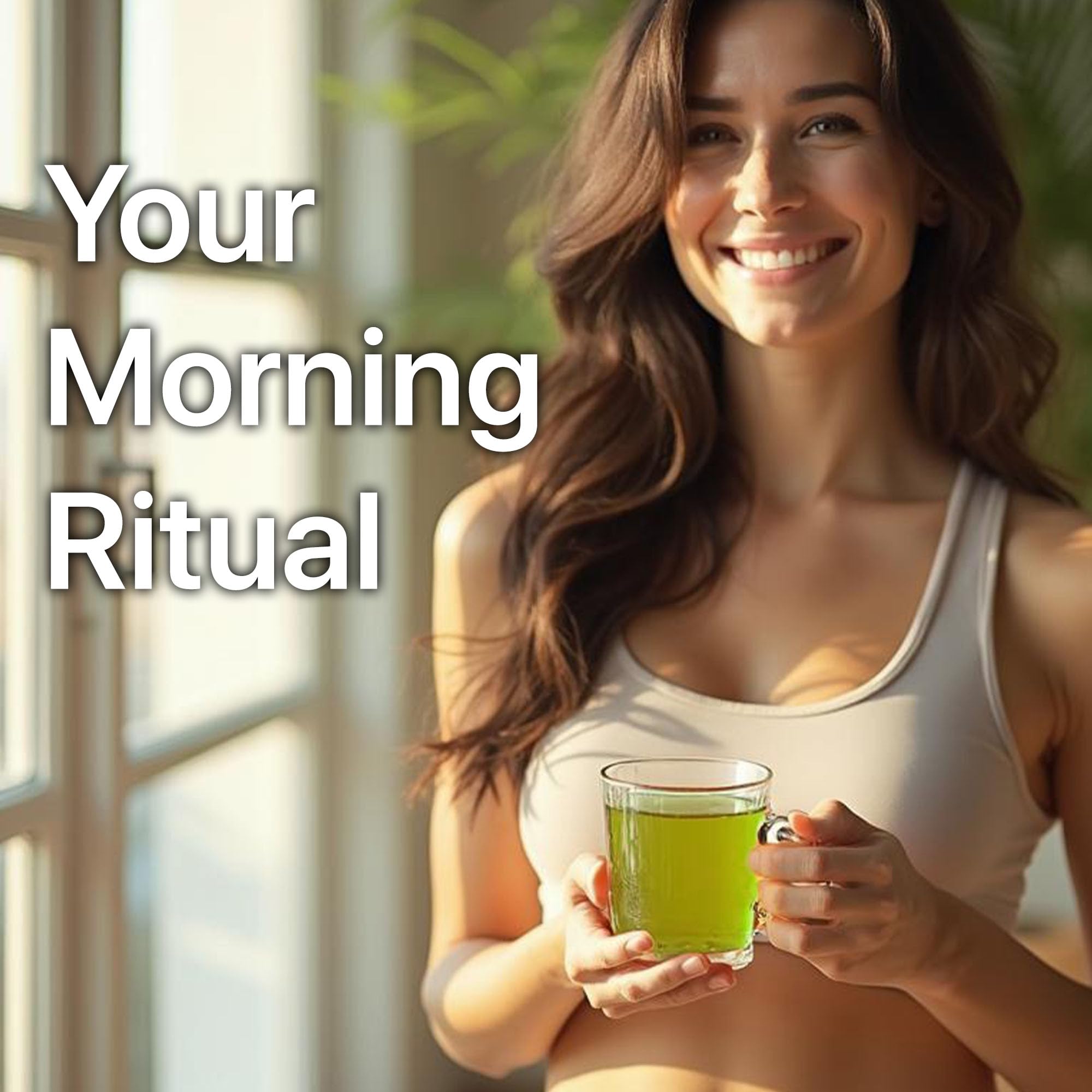 One With Tea brewed cup vivid green color highlighting rich umami