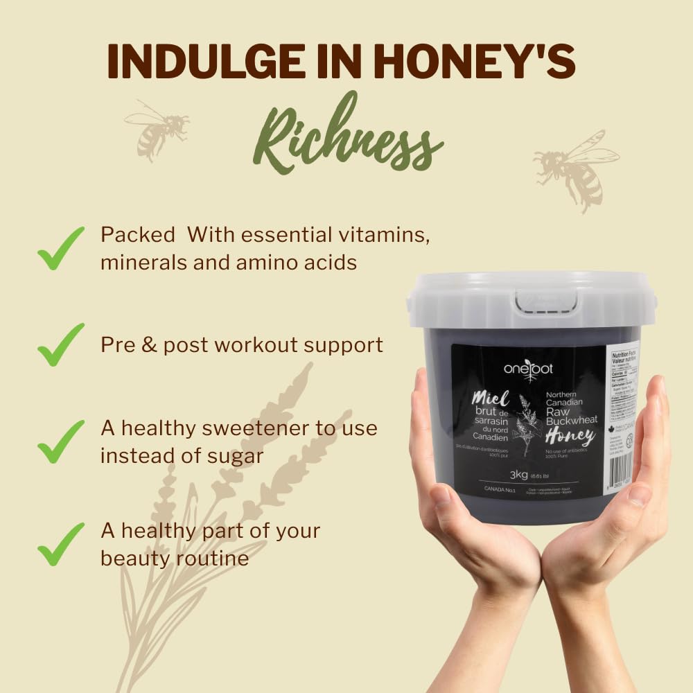 OneRoot honey stirred into tea enhancing warmth and deep flavor