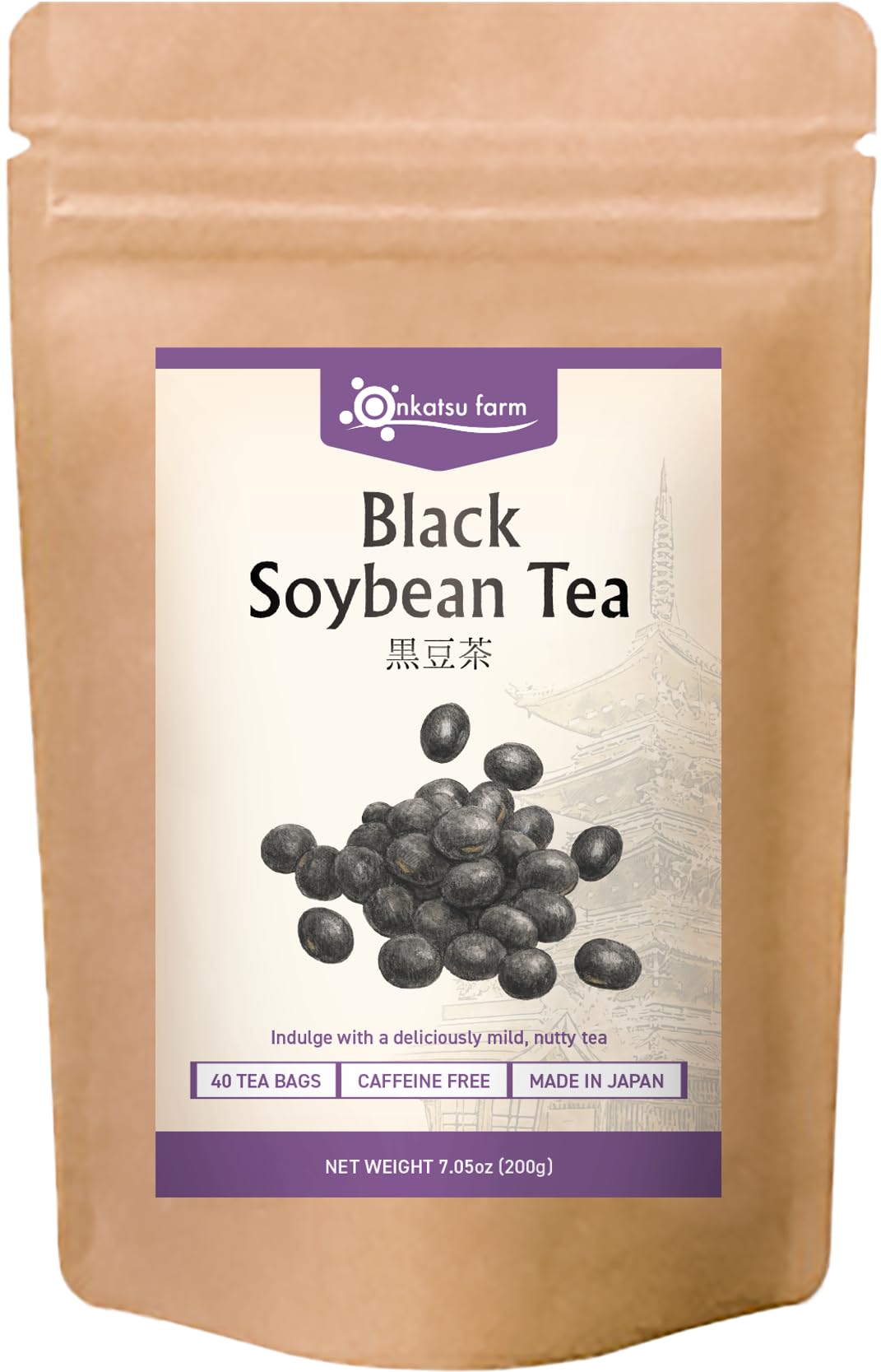 温活農園 front pouch showing product branding and benefits