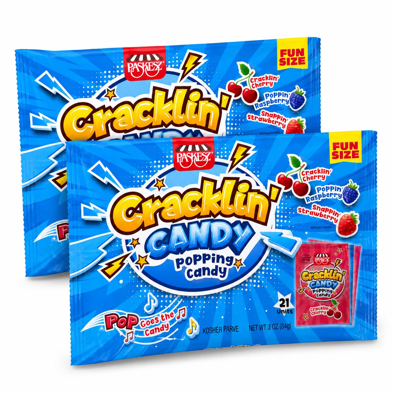 Only Kosher Candy front packaging showing 42-pack for easy party distribution