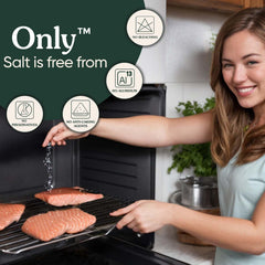 Only pink Himalayan crystal close-up showcasing texture and natural color