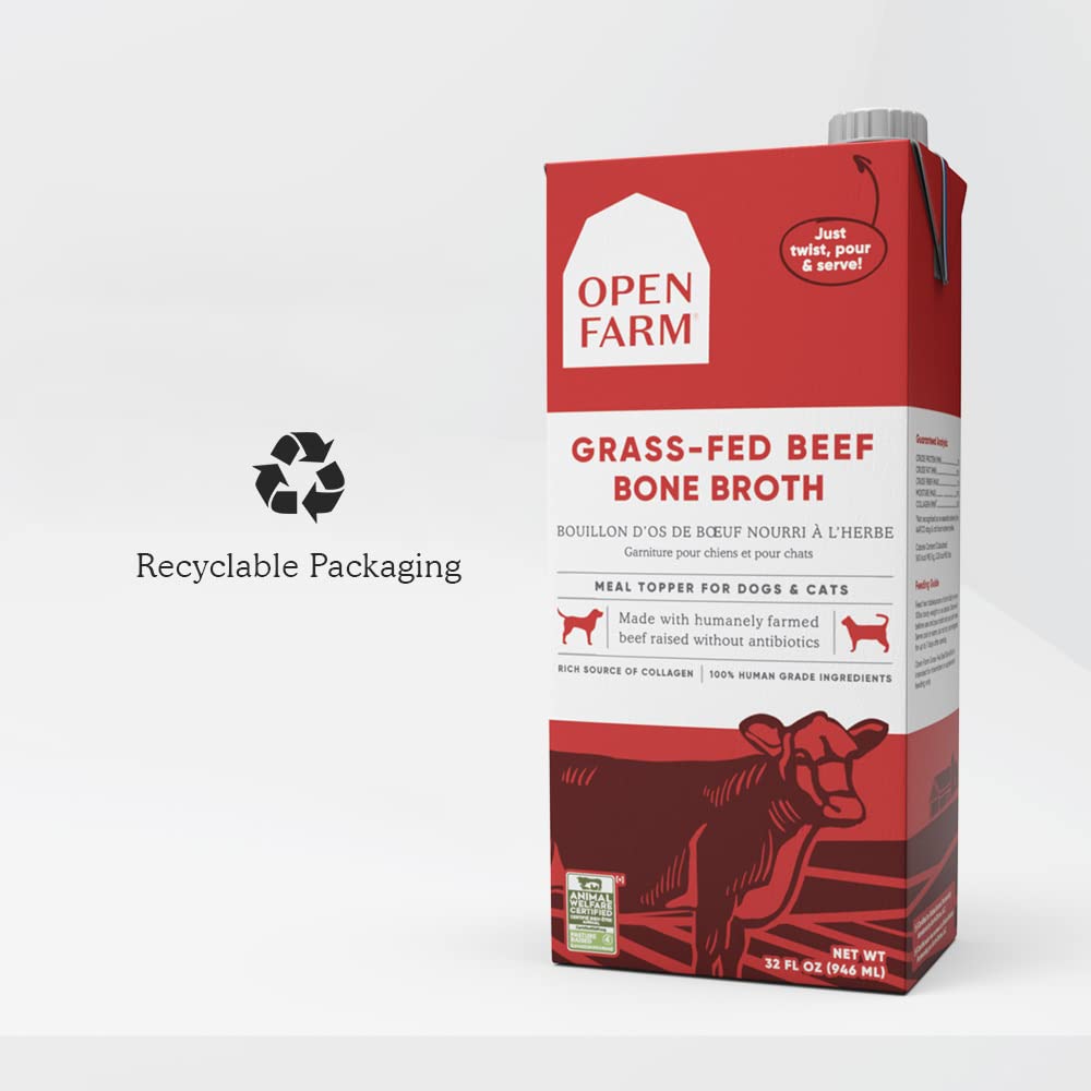 Open Farm serving size comparison with measuring cup for portioning