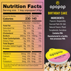 OPOPOP popped popcorn in bowl, showing fast microwave convenience