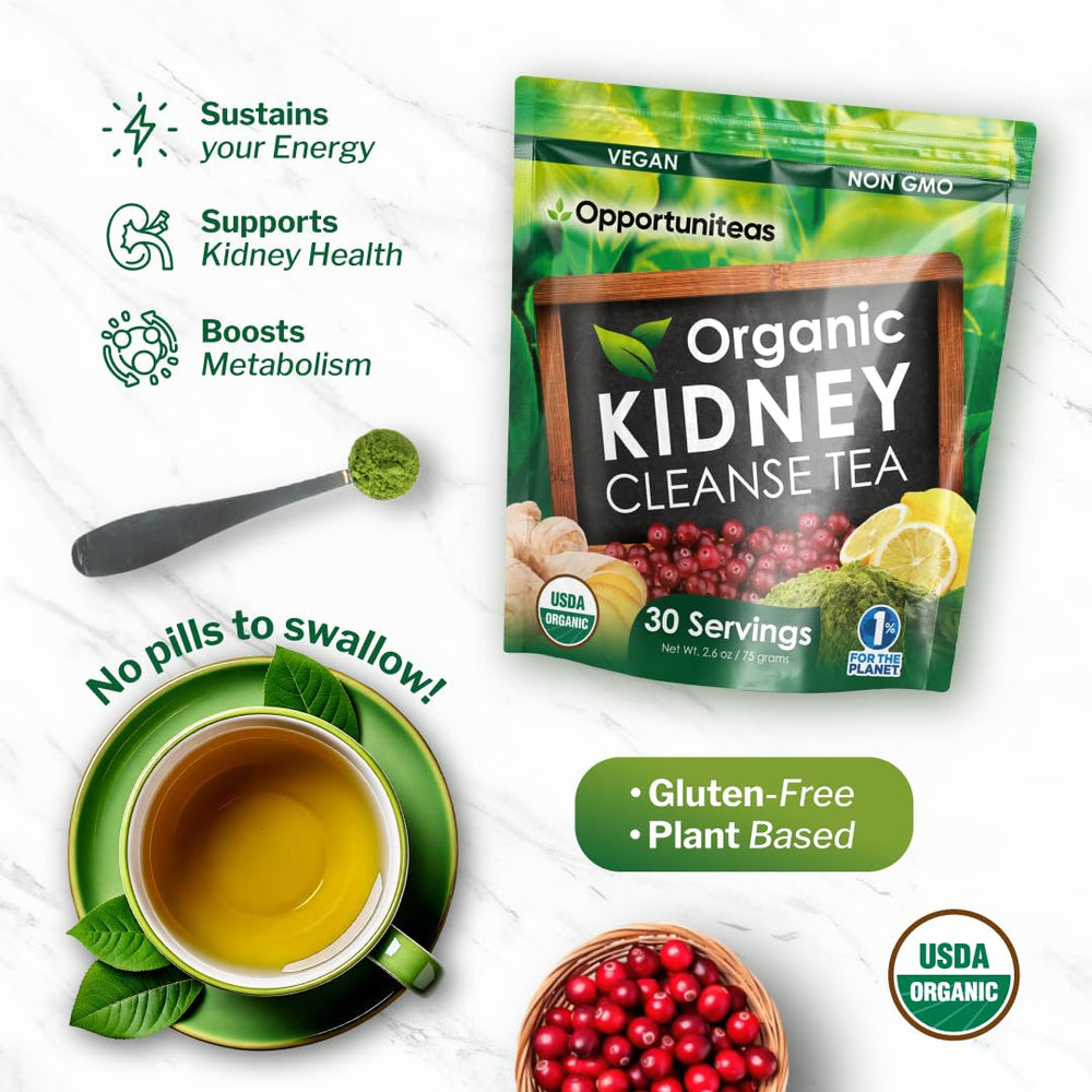 Opportuniteas mixed in smoothie offering creamy sustained energy