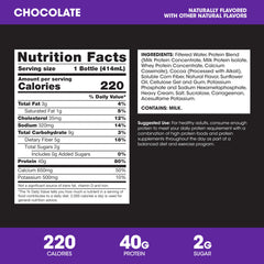 Pouring Optimum Nutrition Chocolate shake showing creamy texture and enjoyable taste