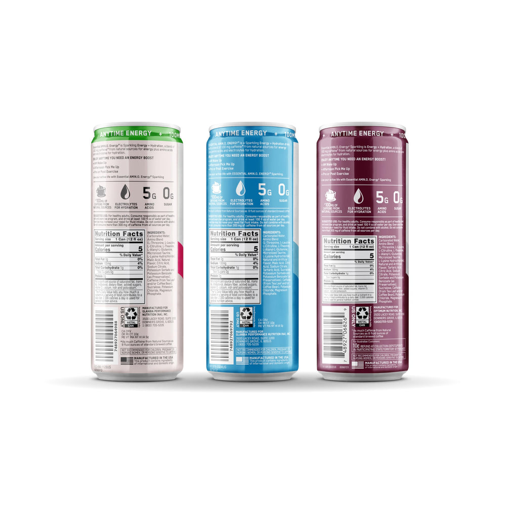 Optimum Nutrition cans with fresh berries for fruity flavor appeal