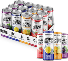 Optimum Nutrition variety pack front view showing colorful cans and convenience