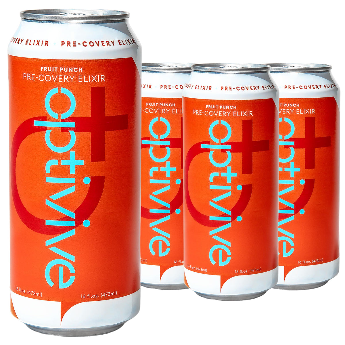 Optivive front packaging showing fruit punch bottle and medical-friendly benefits