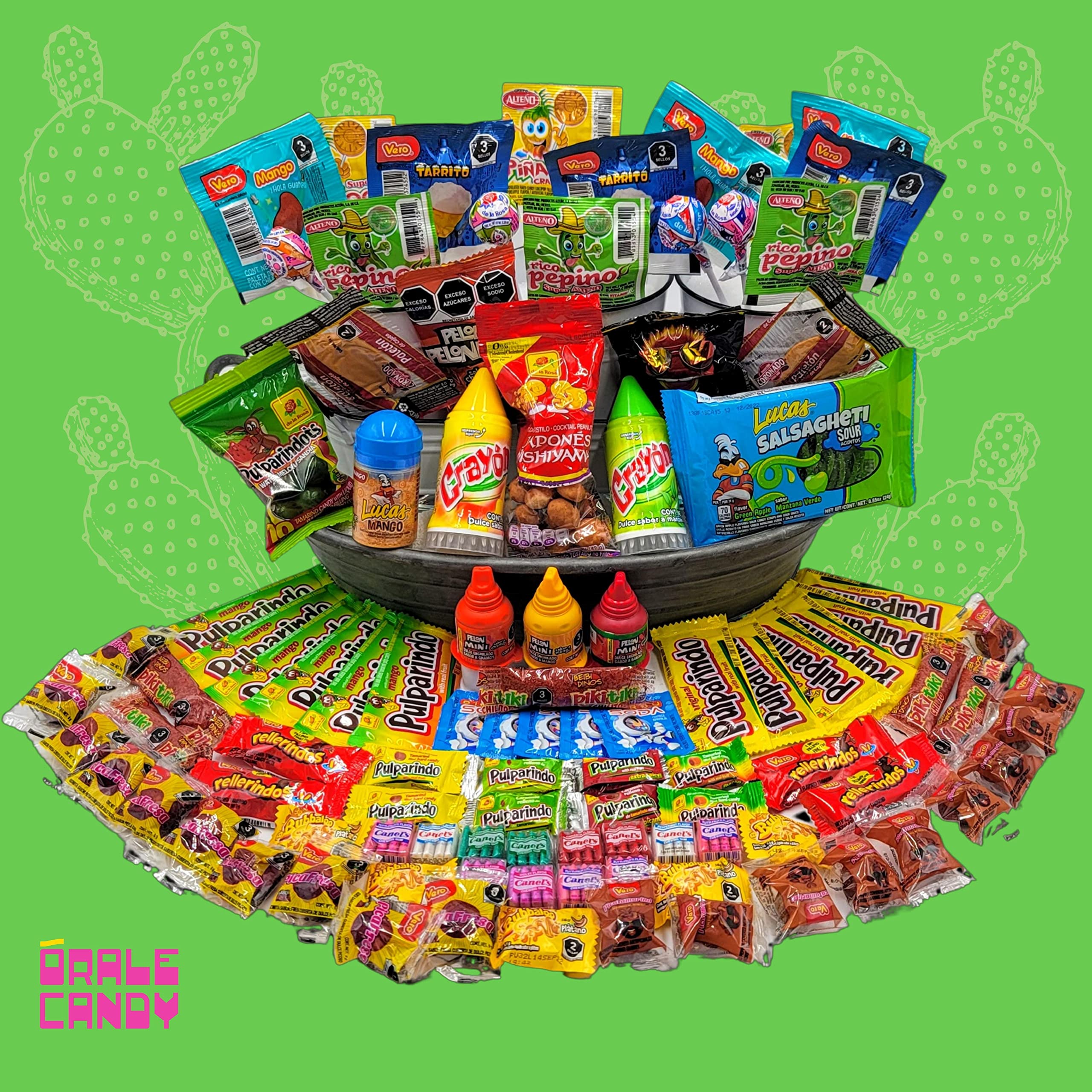 Órale Candy at a party bowl being served to guests adding festive convenience