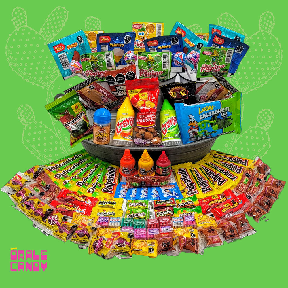Órale Candy at a party bowl being served to guests adding festive convenience