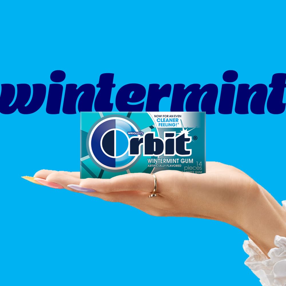 Orbit individually wrapped piece with sealed wrapper preserving freshness