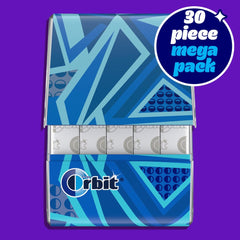 Orbit open mega pack with visible wrapped pieces for hygienic sharing