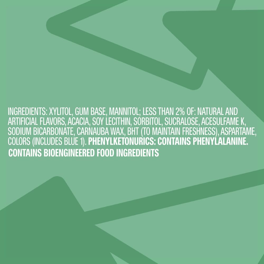Orbit sweet mint six-pack layout demonstrating value and sharing convenience